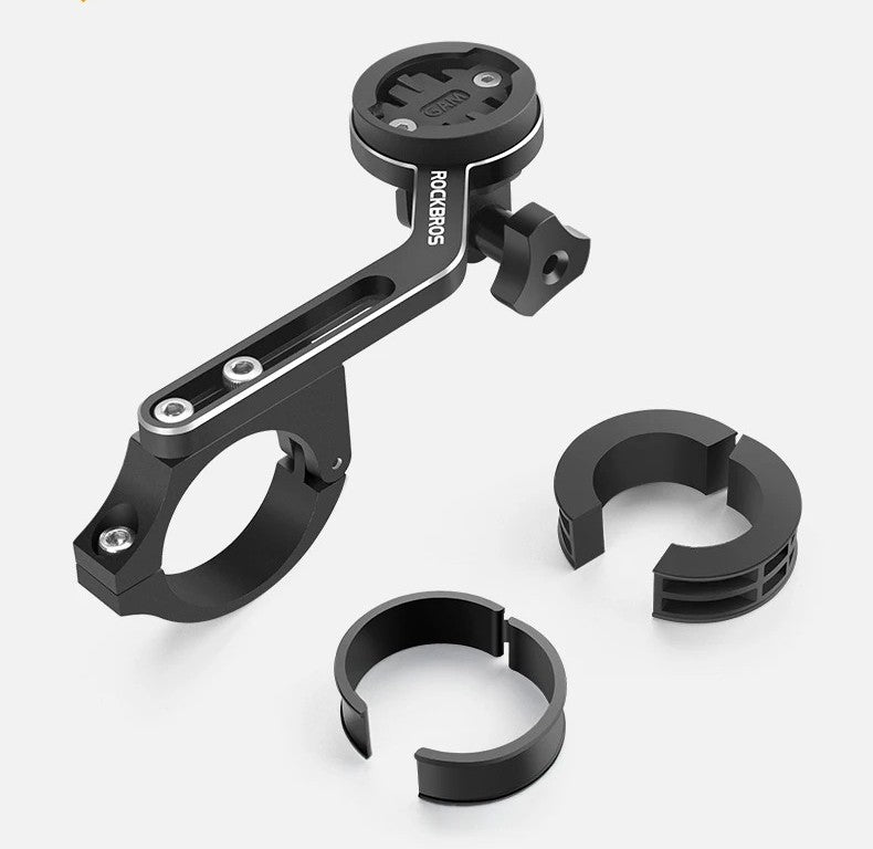 ROCKBROS Bicycle Yardstick Bracket, Adjustable Headlight Extension Holder, Bike Sports Camera Gopro Stands