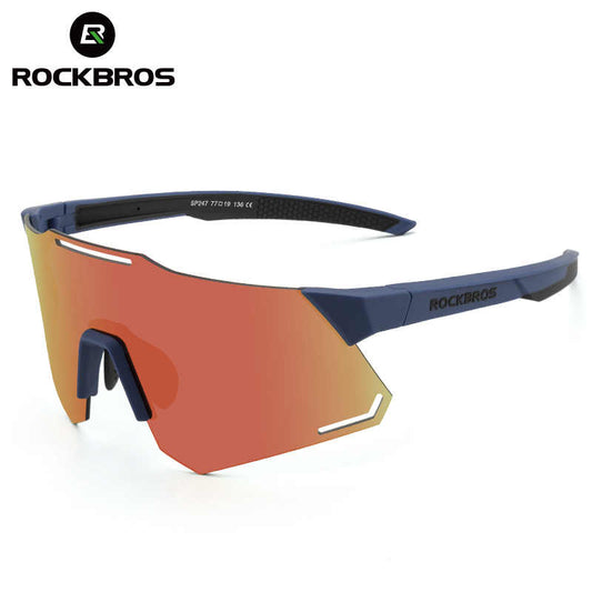 ROCKBROS Cycling Sport Sunglasses UV400 Polarized Photochromic TR90 Glasses